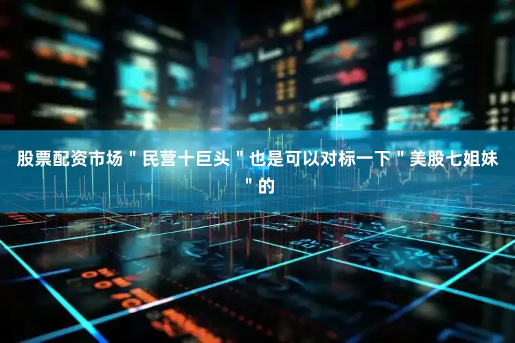 股票配资市场＂民营十巨头＂也是可以对标一下＂美股七姐妹＂的